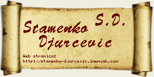 Stamenko Đurčević vizit kartica
